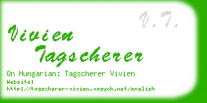 vivien tagscherer business card